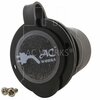 Ac Works 15A 125V Household Flanged Outlet with Power Indicator and Covers UL C-UL ASOU515RL-WC